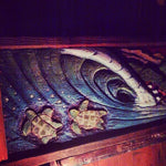 Original Hand Carved and Painted Turtles in Paradise