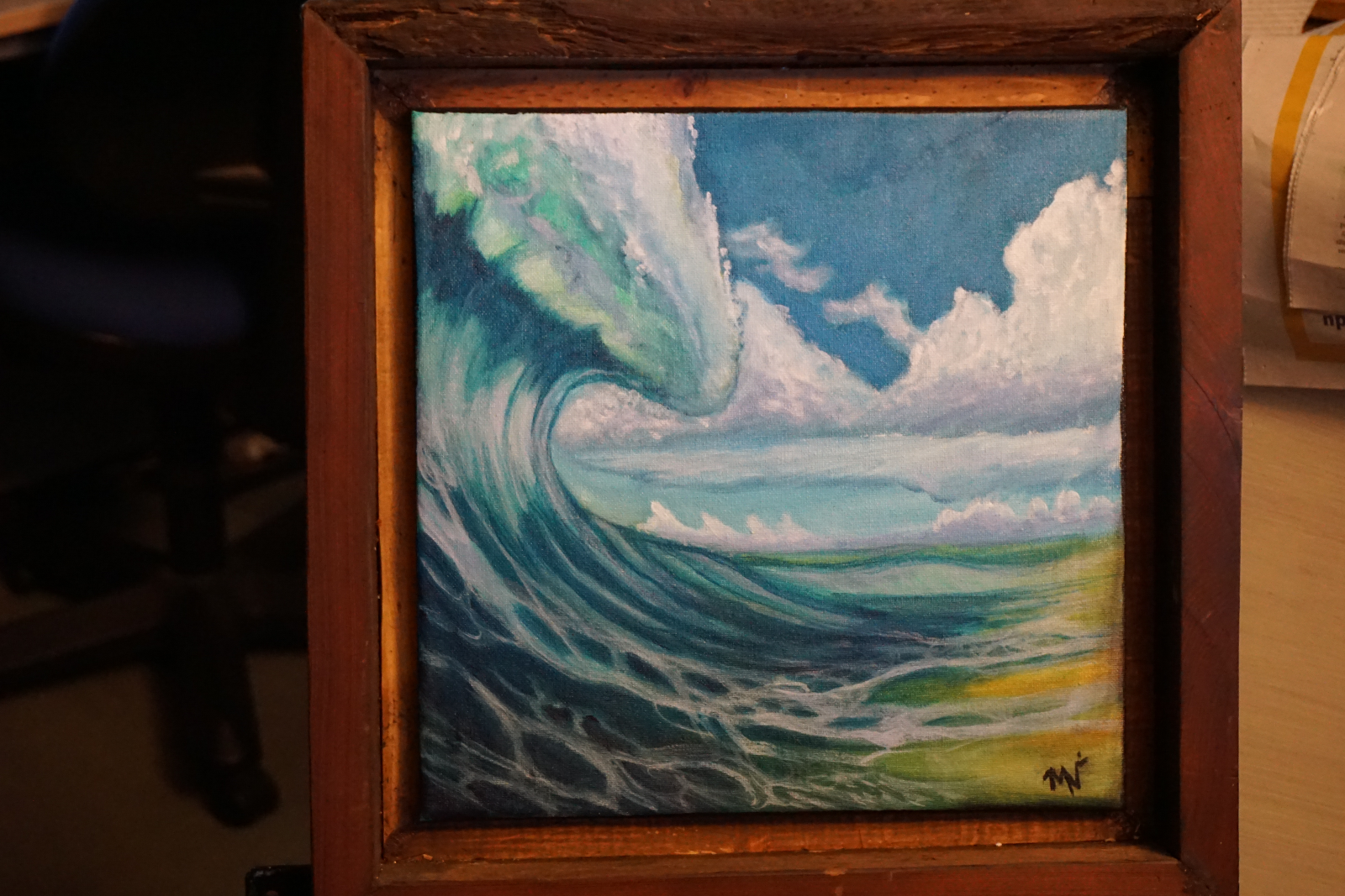 Shore Break Original Acrylic Painting