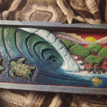 Original Hand Carved and Painted Turtles in Paradise